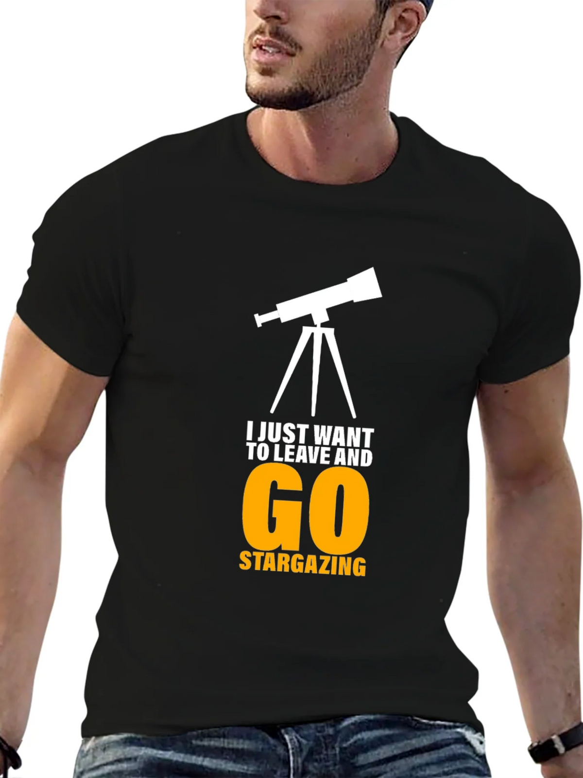 Stargazing T-Shirt - Leave and Go Design product image 6