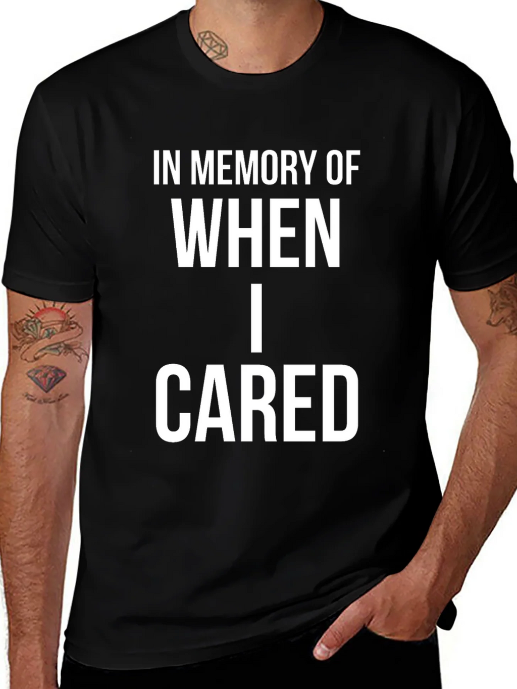In Memory Of When I Cared Graphic Tee product image 1