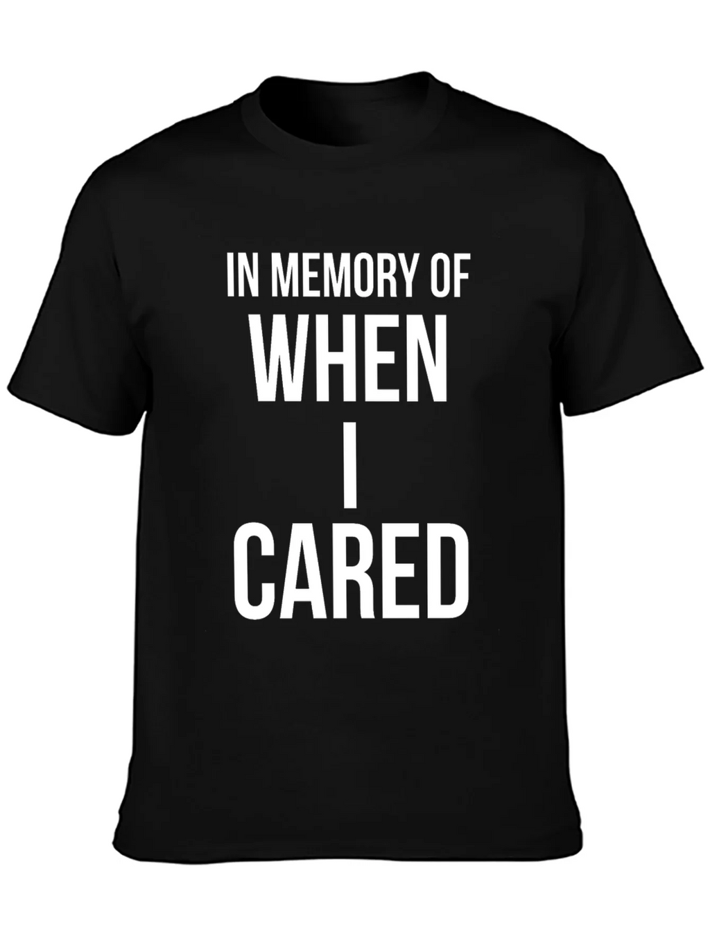In Memory Of When I Cared Graphic Tee product image 3