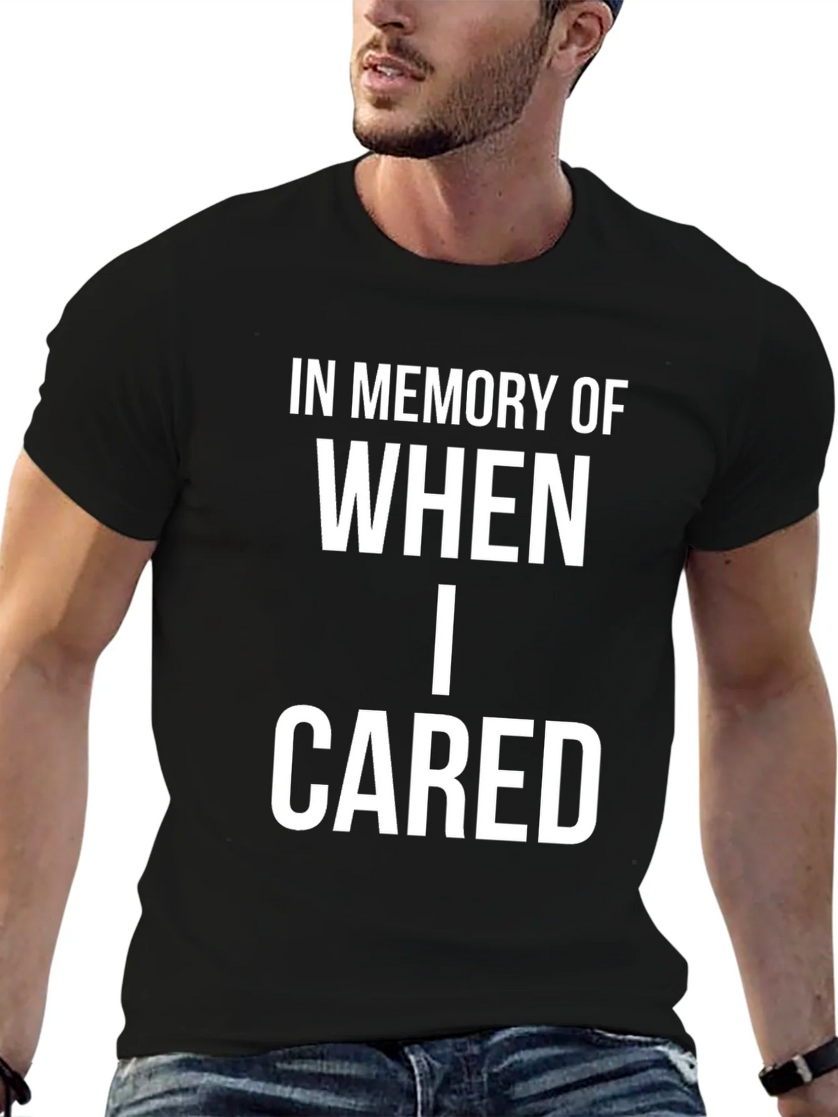 In Memory Of When I Cared Graphic Tee product image 6
