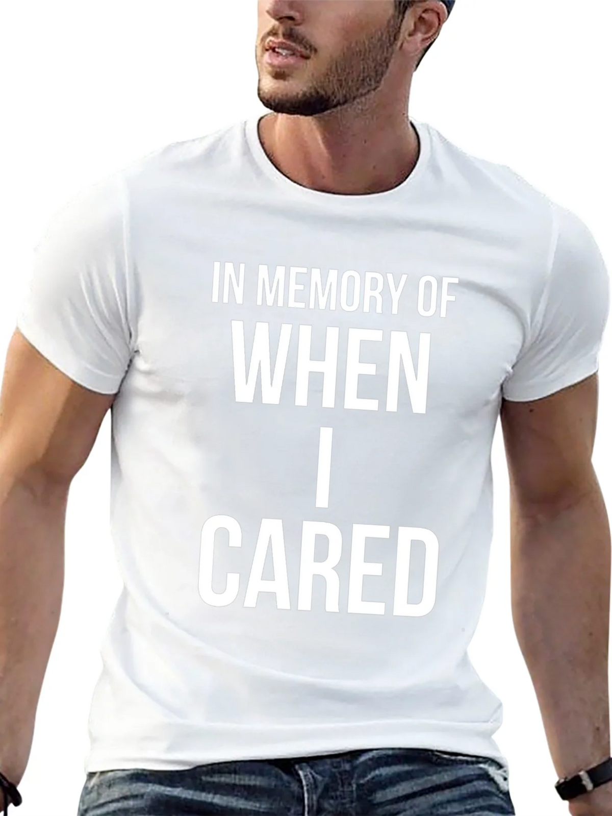 In Memory Of When I Cared Graphic Tee product image 12