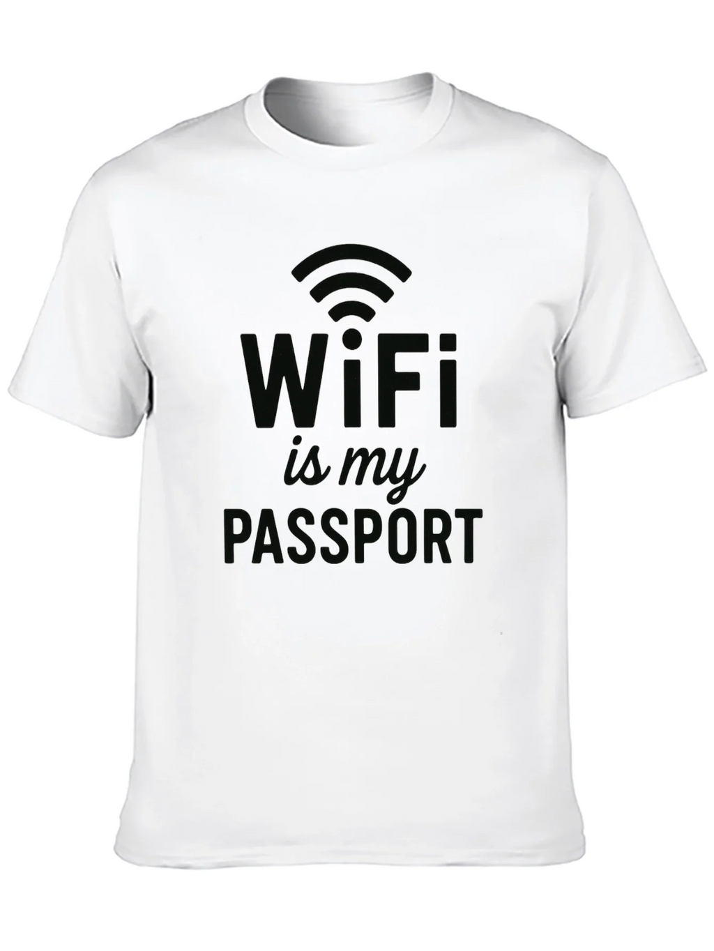 WiFi is My Passport T-Shirt - Novelty Design product image 9