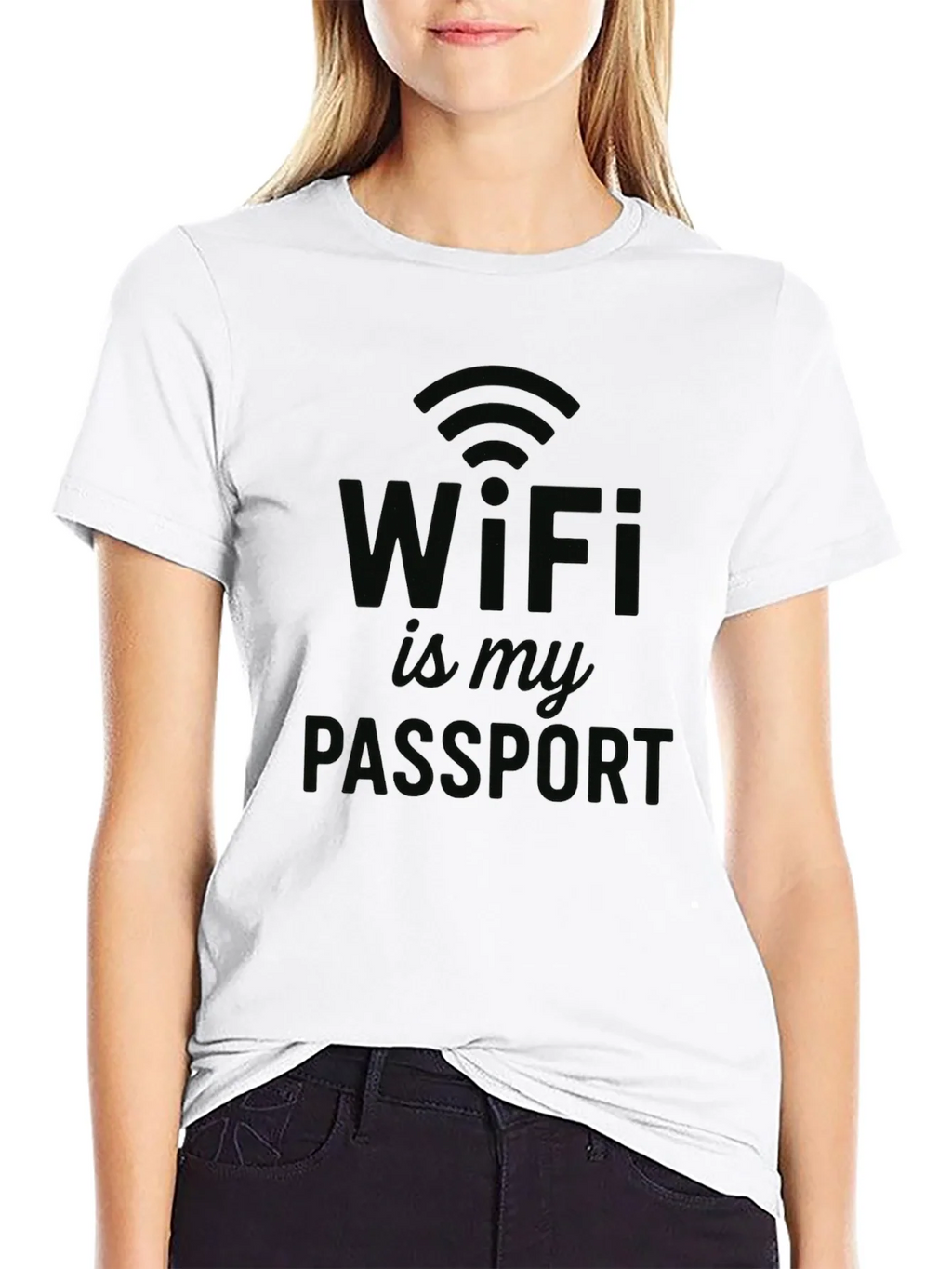 WiFi is My Passport T-Shirt - Novelty Design product image 8