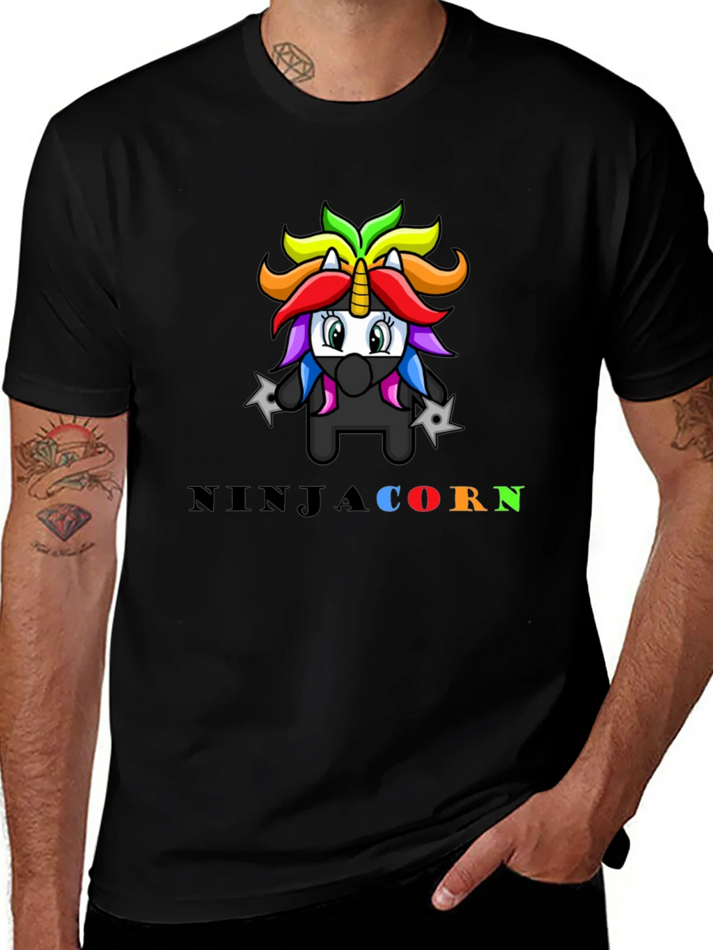 Ninja Unicorn Graphic T-Shirt product image 1