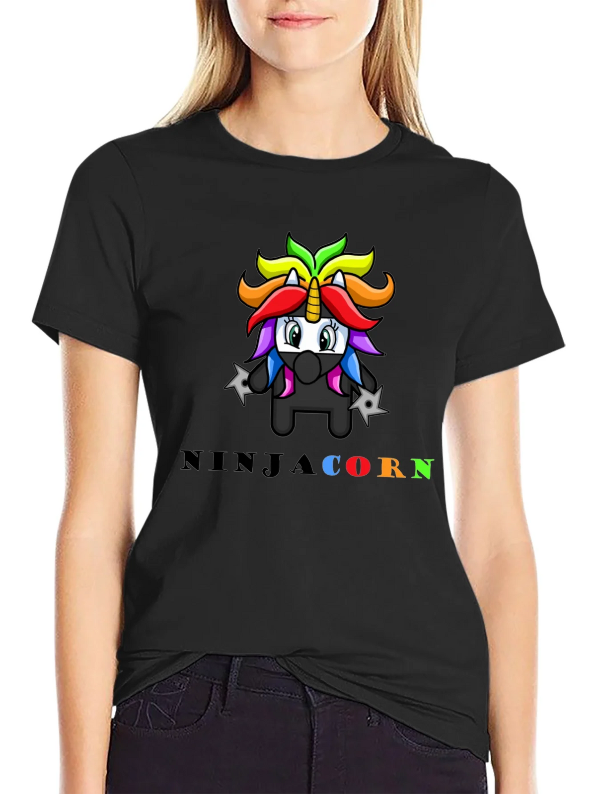 Ninja Unicorn Graphic T-Shirt product image 5