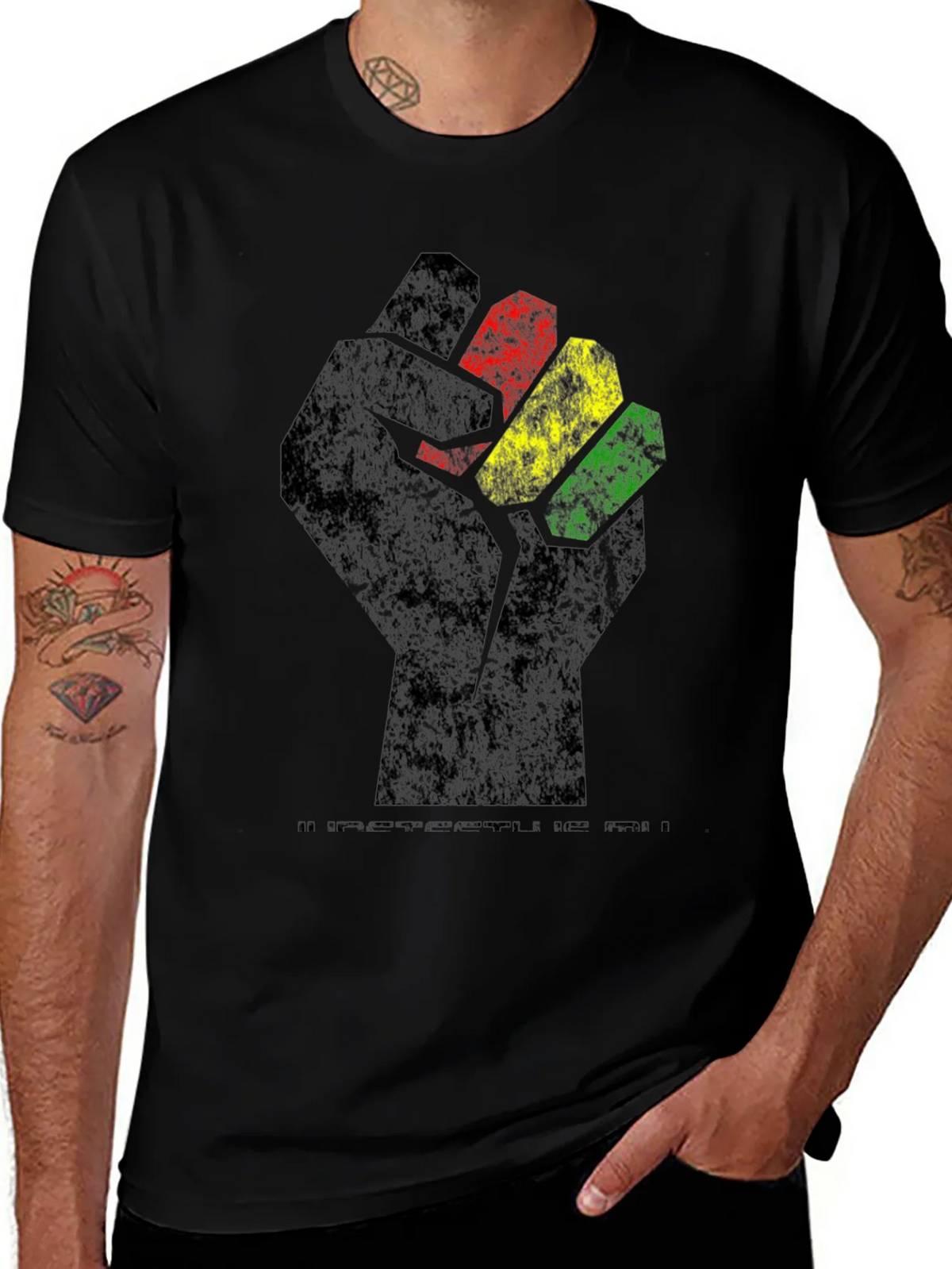 Pan-African Fist T-Shirt - Black Pride product image 1