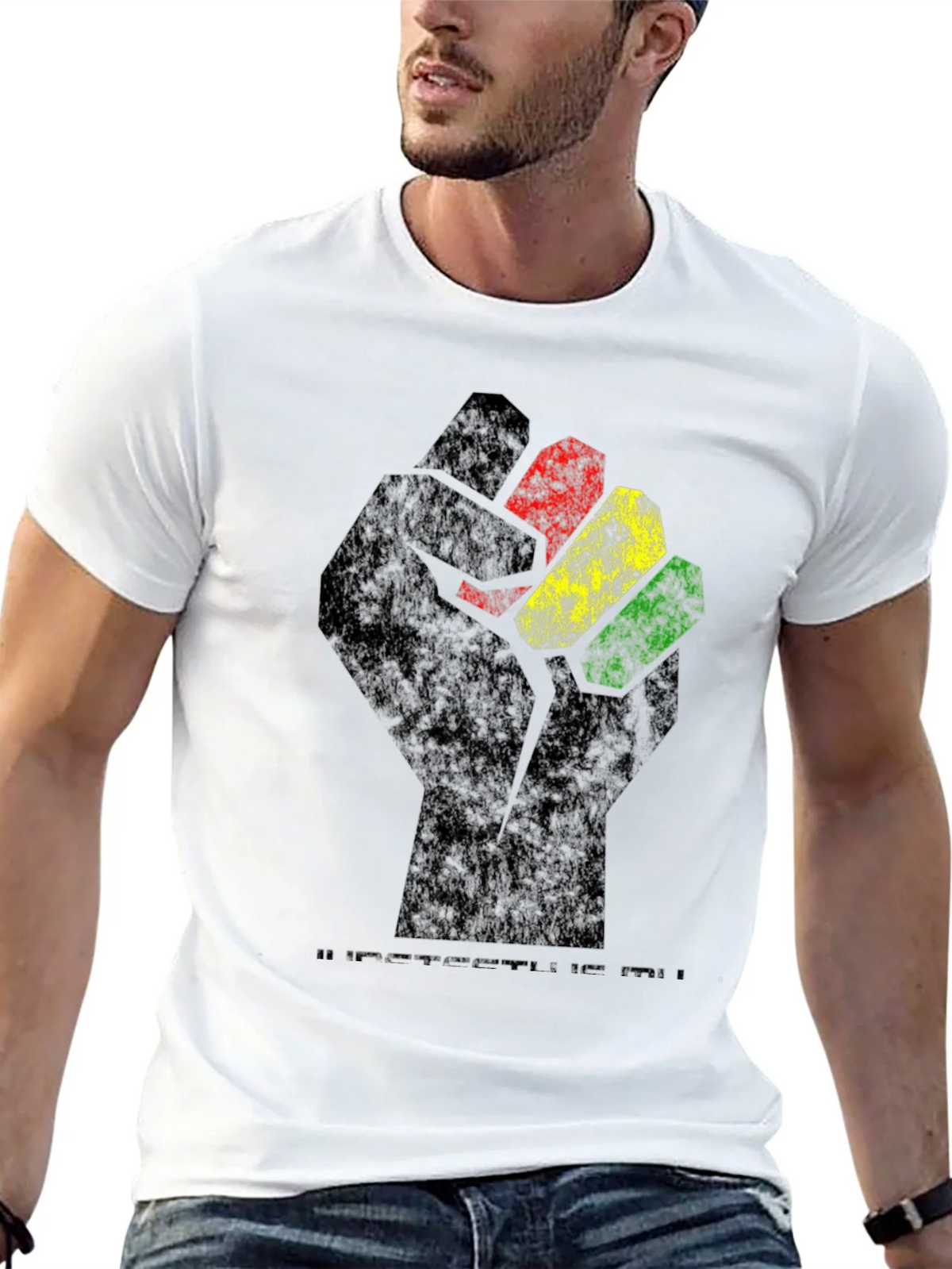 Pan-African Fist T-Shirt - Black Pride product image 4