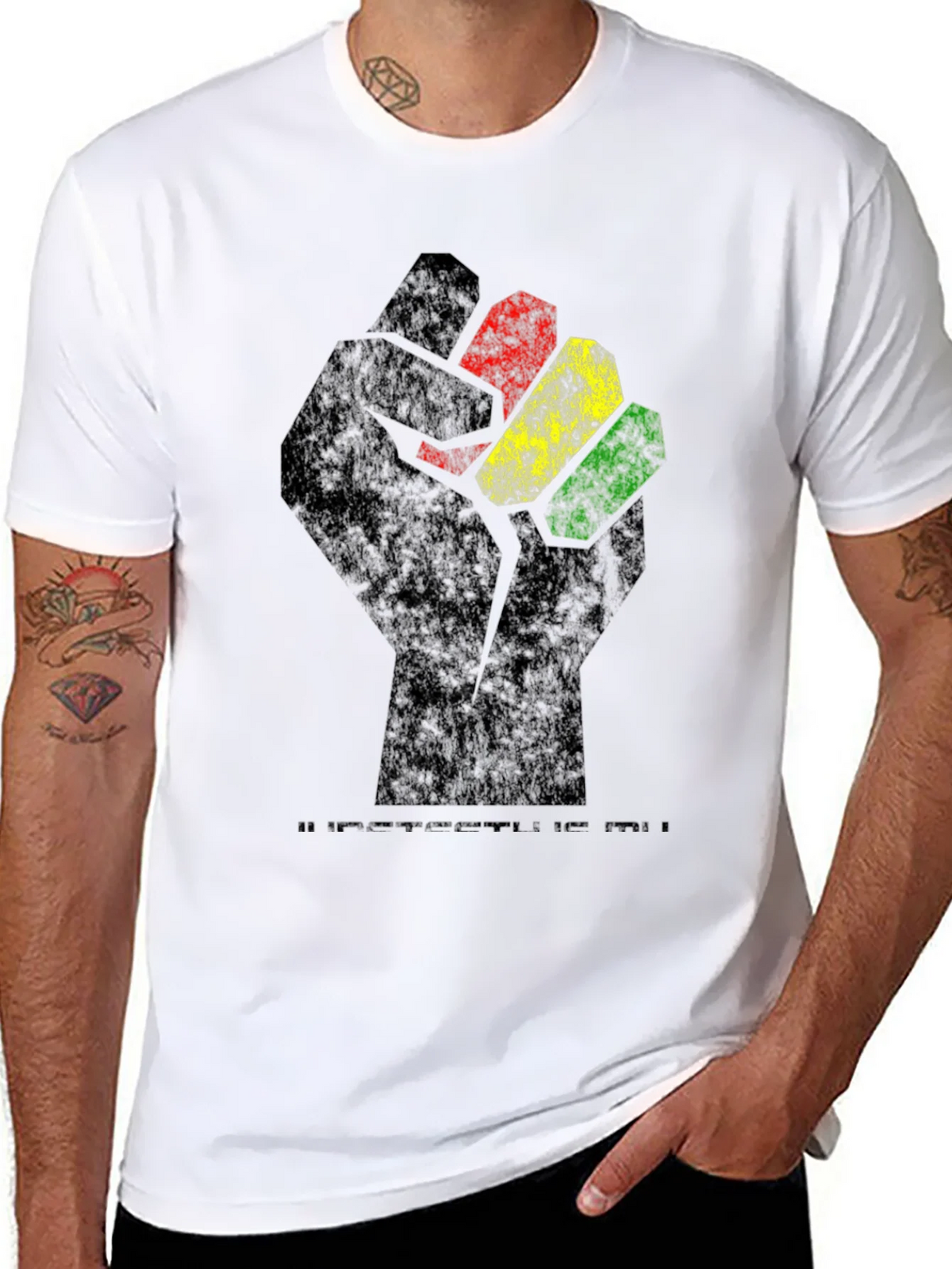 Pan-African Fist T-Shirt - Black Pride product image 10