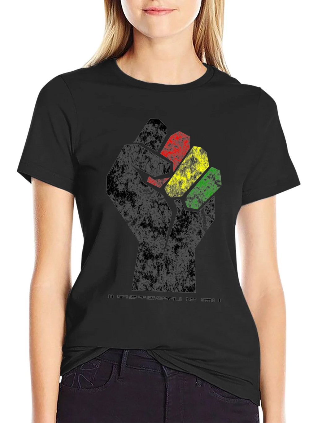 Pan-African Fist T-Shirt - Black Pride product image 5