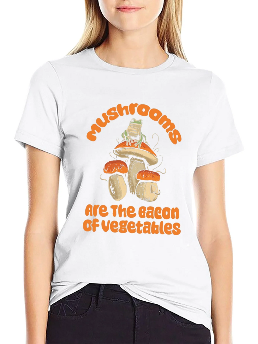 Mushroom Bacon of Vegetables Graphic Tee product image 11