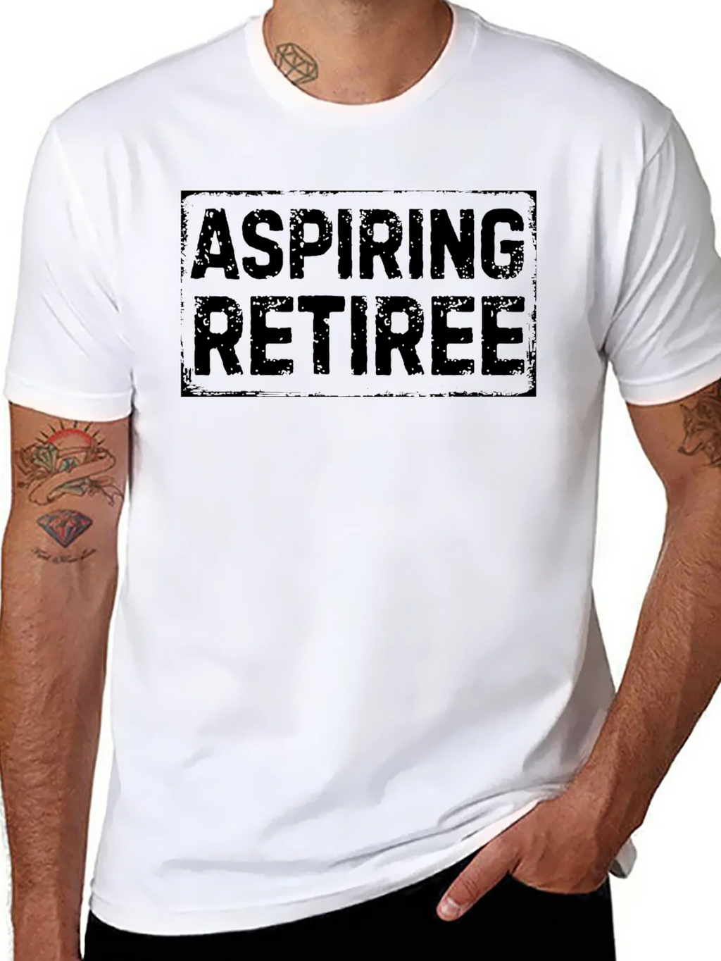 Aspiring Retiree Graphic T-Shirt product image 7