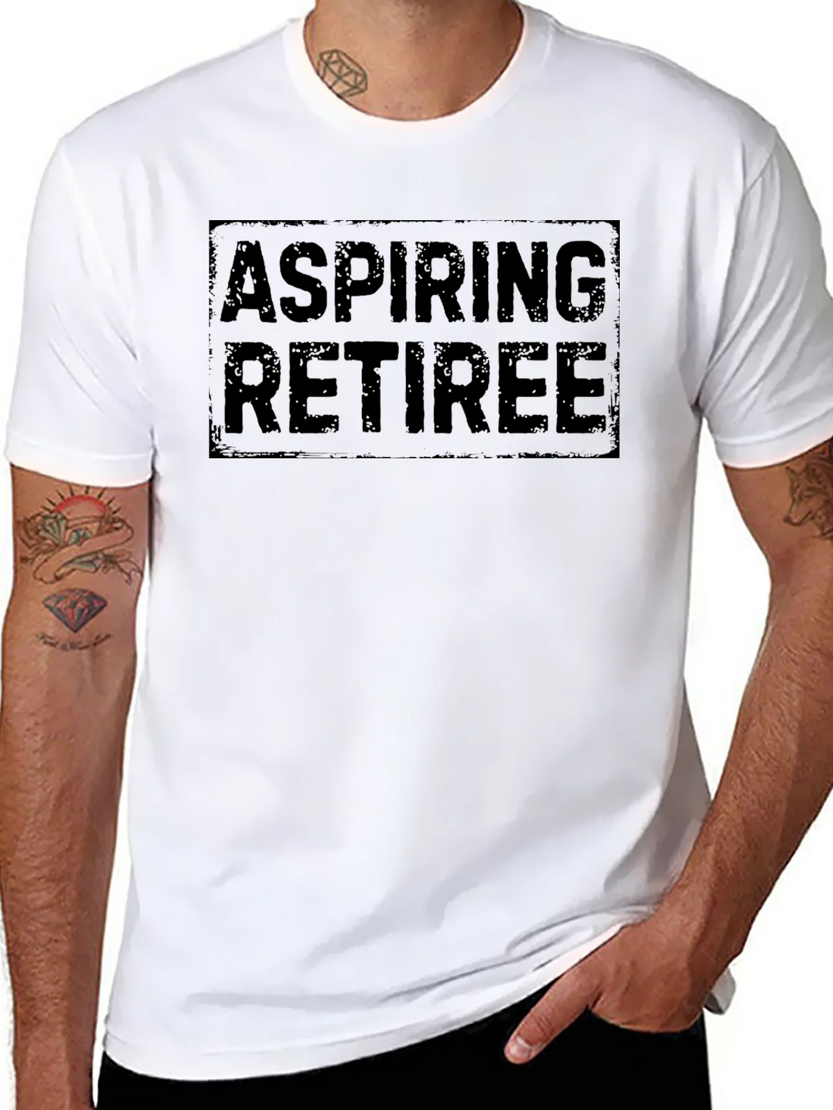 Aspiring Retiree Graphic T-Shirt product image 7