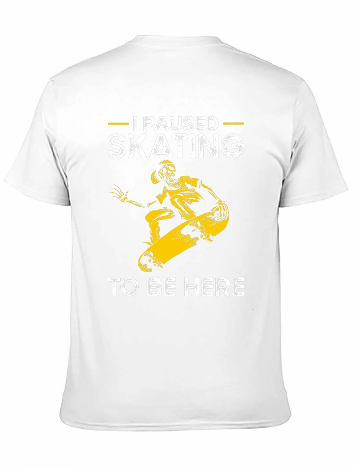 I Paused Skating T-Shirt - Funny Skateboarder Tee product image 2