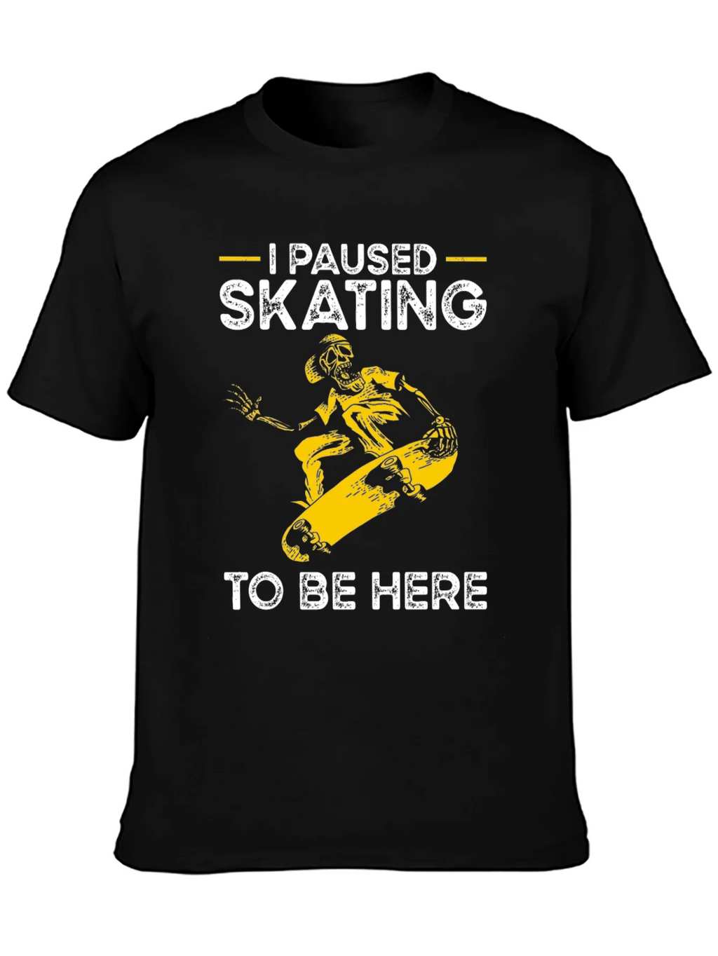 I Paused Skating T-Shirt - Funny Skateboarder Tee product image 6