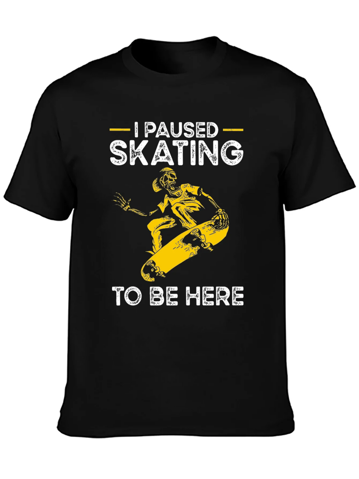 I Paused Skating T-Shirt - Funny Skateboarder Tee product image 6