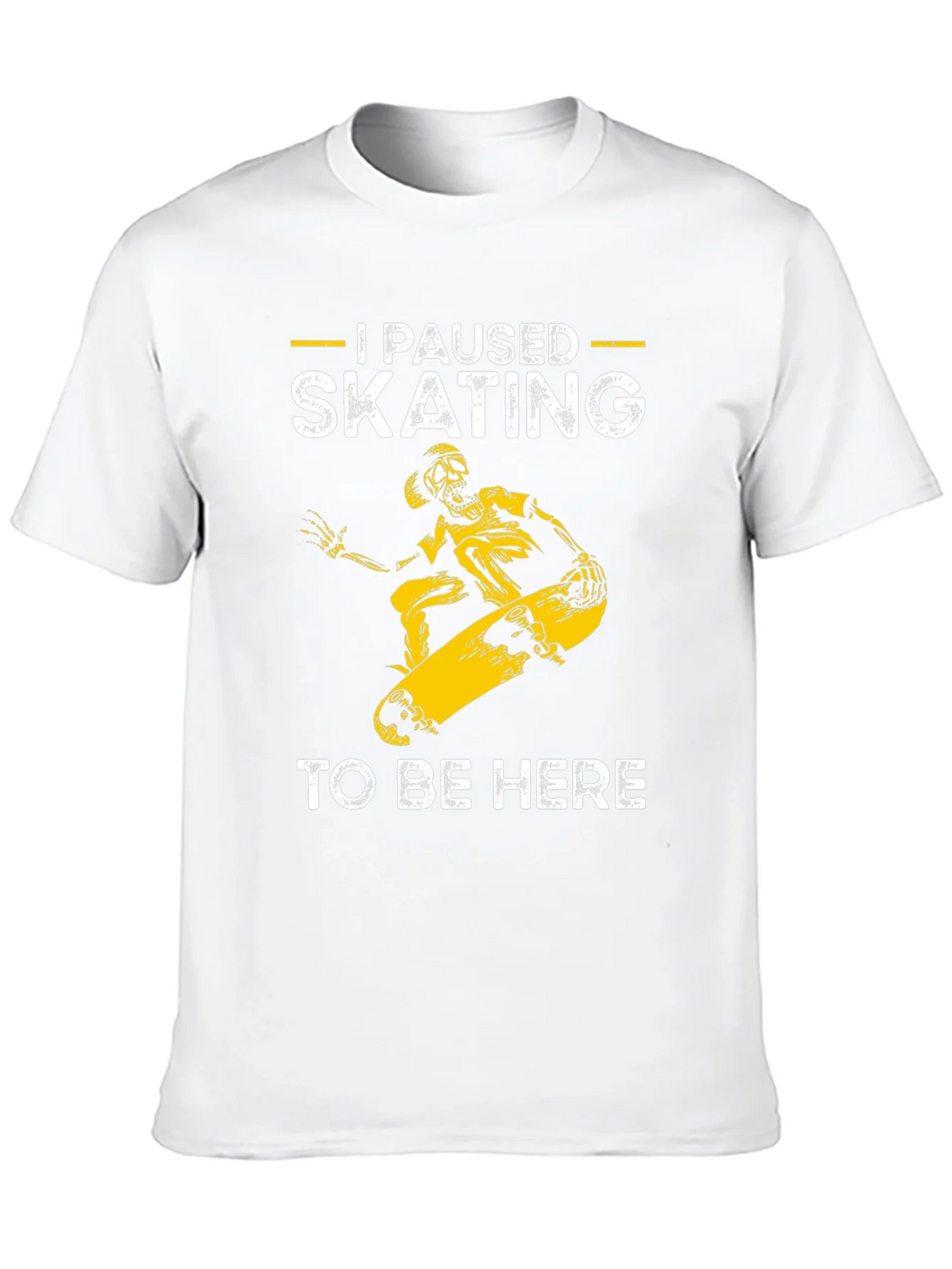 I Paused Skating T-Shirt - Funny Skateboarder Tee product image 12