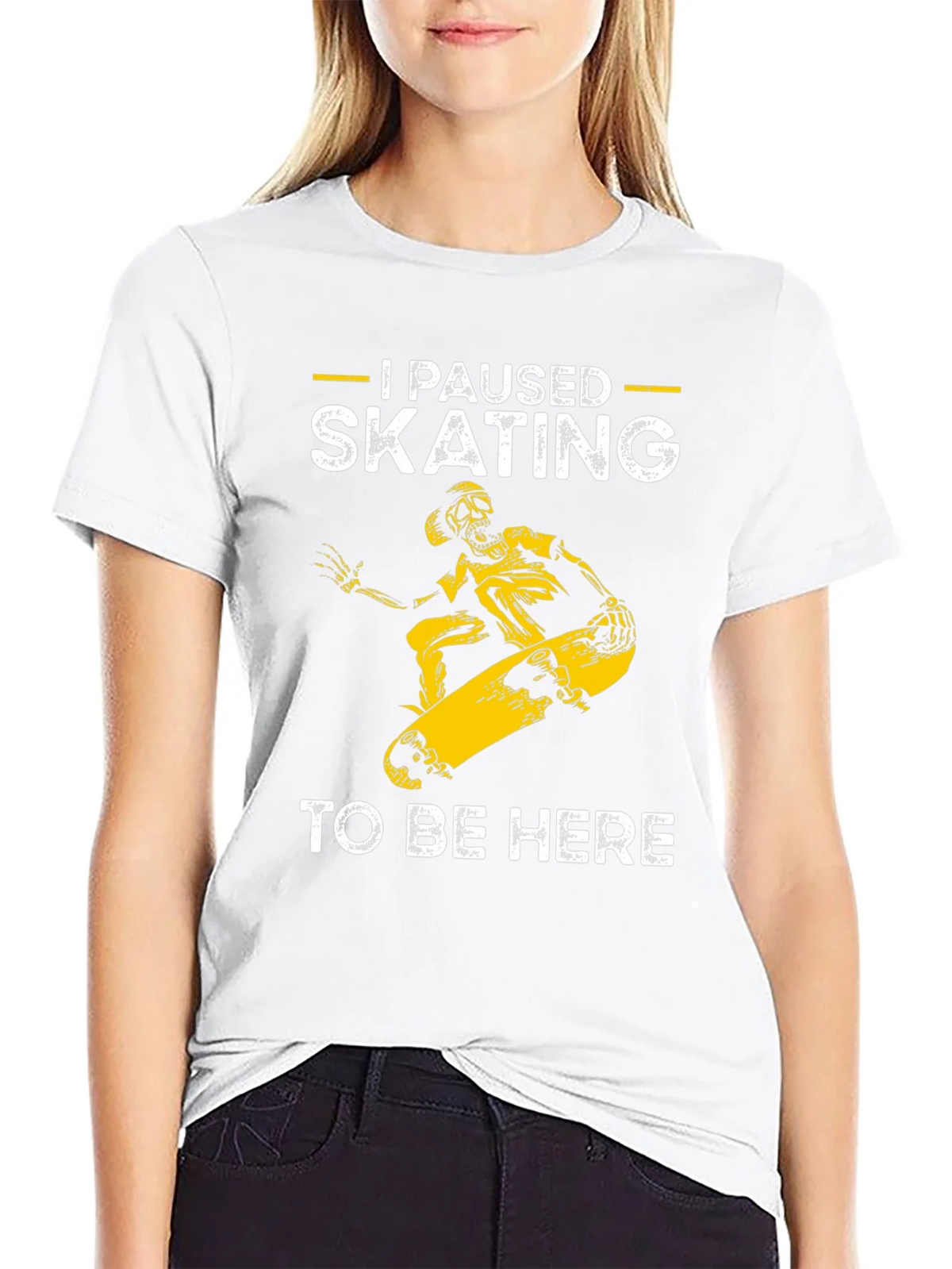 I Paused Skating T-Shirt - Funny Skateboarder Tee product image 11