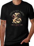 Gute is Not Always Fluffy T-Shirt - Dragon Snake Design product image 1