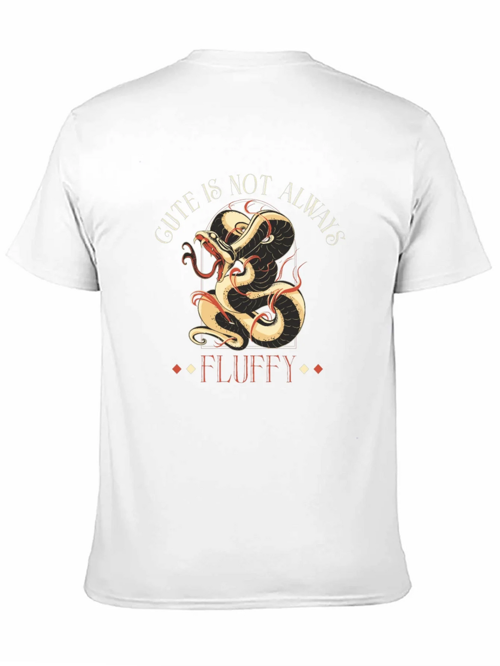 Gute is Not Always Fluffy T-Shirt - Dragon Snake Design product image 10
