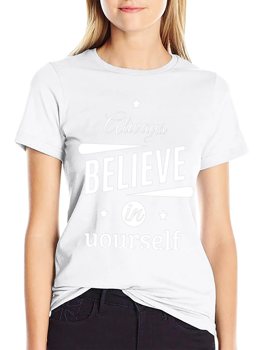 Always Believe in Yourself Black T-Shirt product image 8