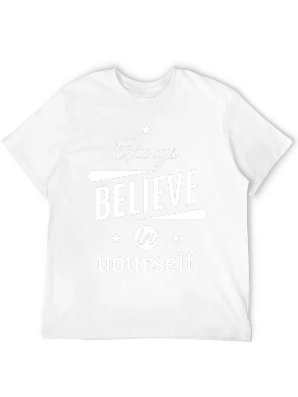 Always Believe in Yourself Black T-Shirt product image 11