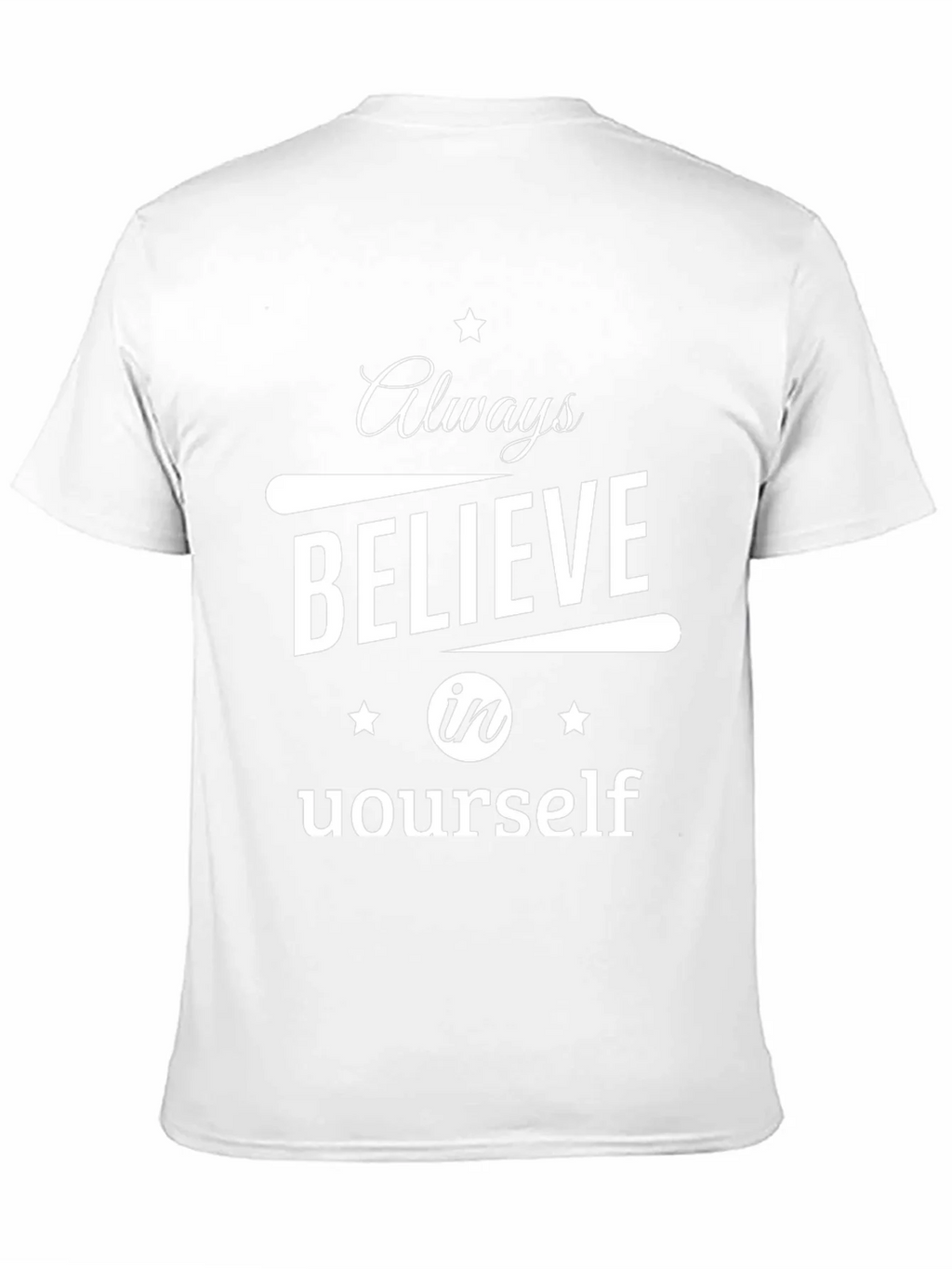 Always Believe in Yourself Black T-Shirt product image 10