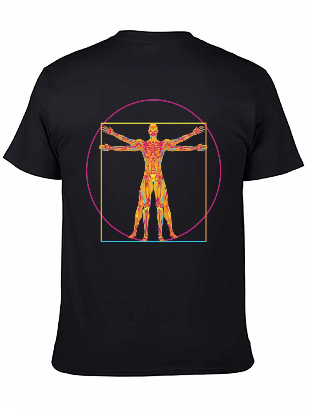 Vitruvian Man Anatomy T-Shirt - Artistic Design product image 4