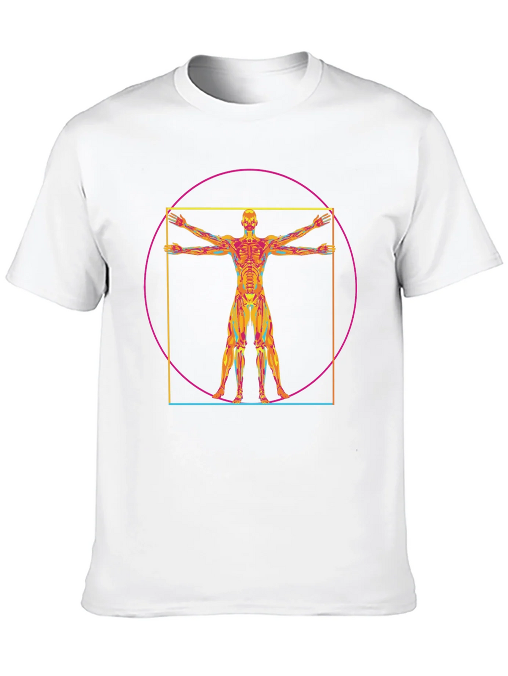 Vitruvian Man Anatomy T-Shirt - Artistic Design product image 9