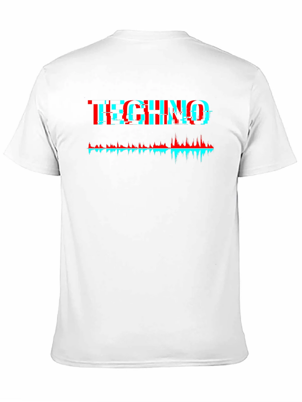 Techno Glitch Graphic Tee - Black product image 10