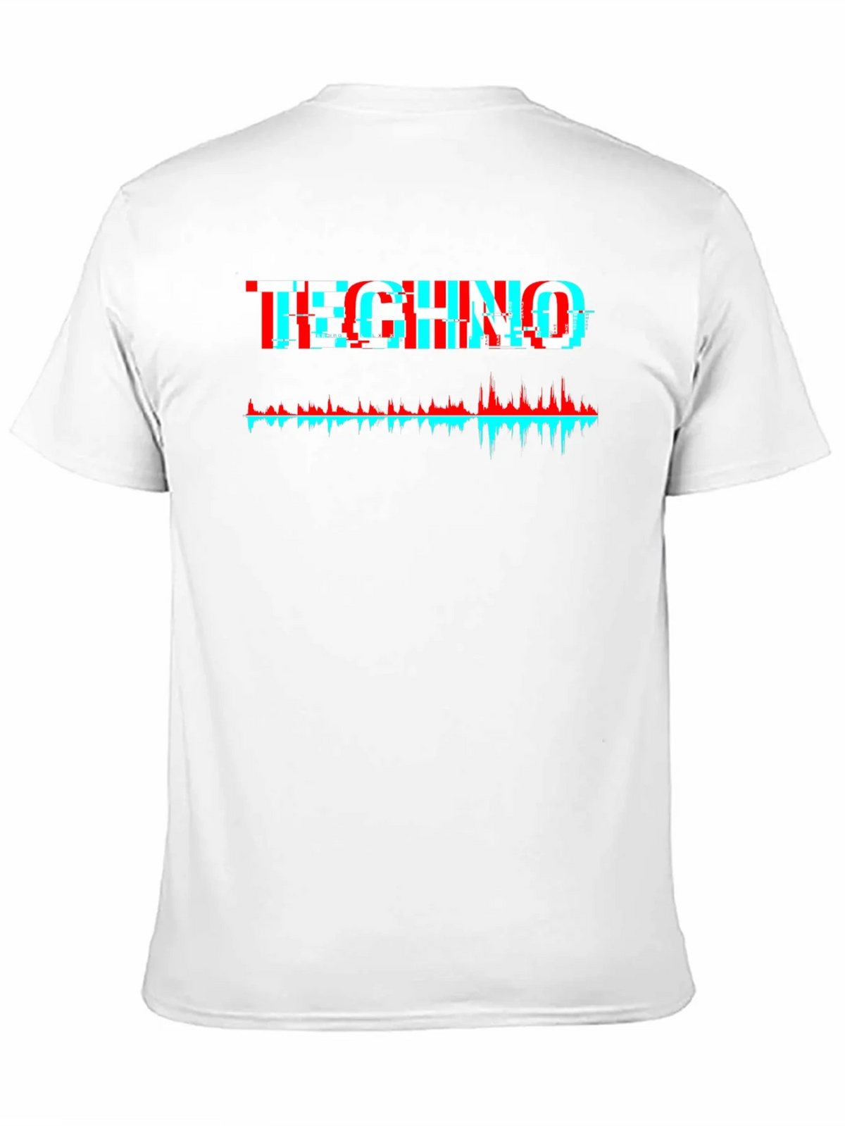 Techno Glitch Graphic Tee - Black product image 10
