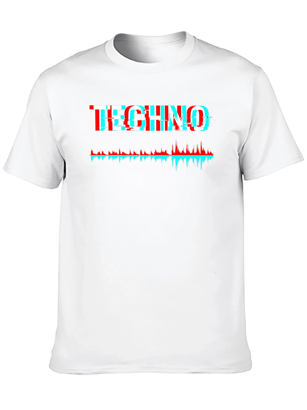 Techno Glitch Graphic Tee - Black product image 9