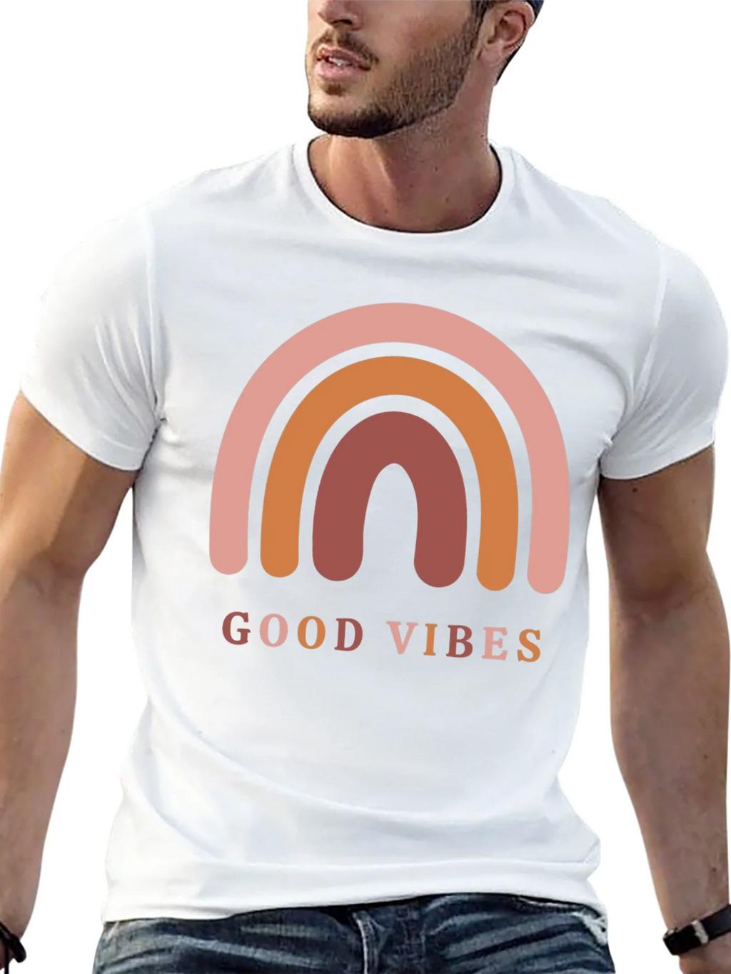 Good Vibes Rainbow Graphic Tee product image 12