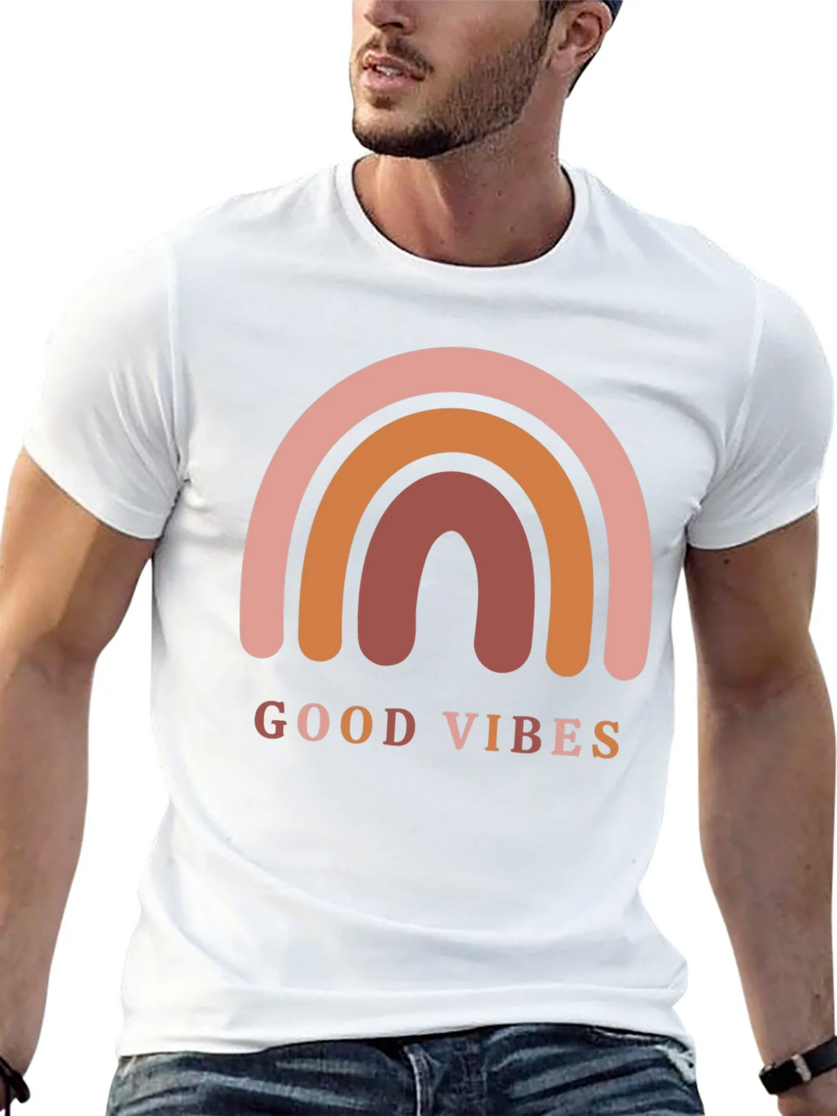 Good Vibes Rainbow Graphic Tee product image 12
