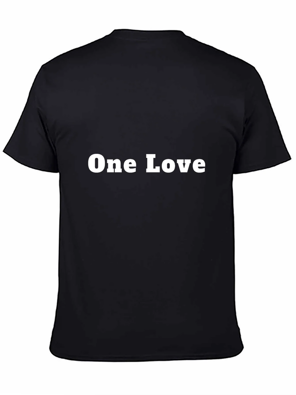 One Love Graphic Tee - Black Casual T-Shirt product image 4