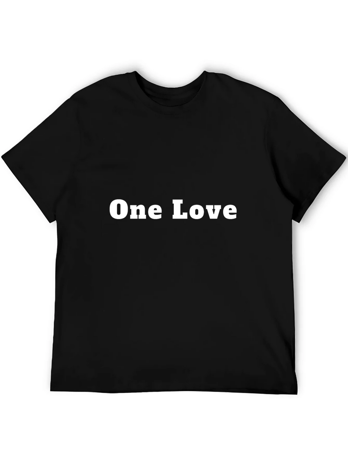 One Love Graphic Tee - Black Casual T-Shirt product image 5