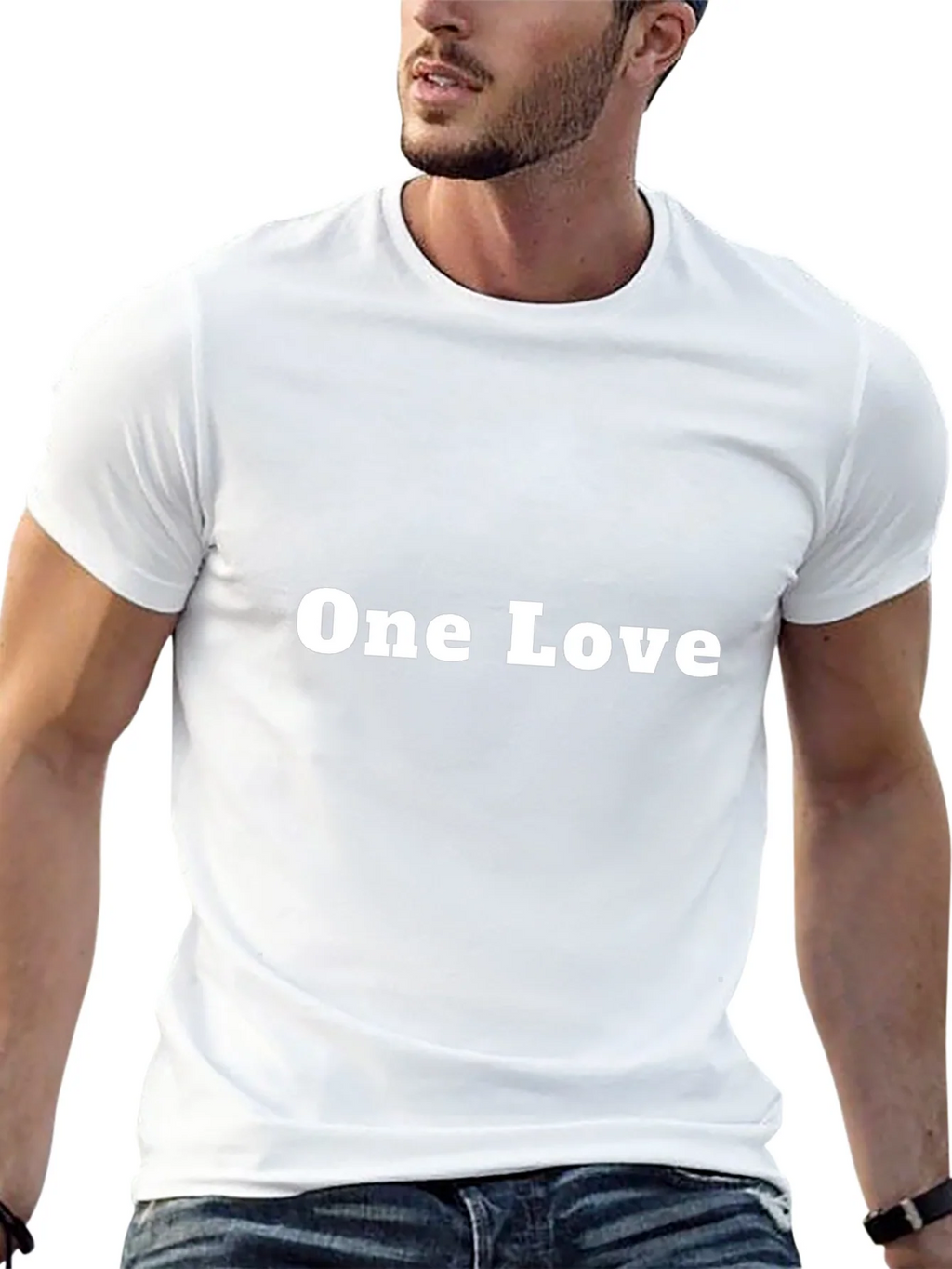 One Love Graphic Tee - Black Casual T-Shirt product image 12