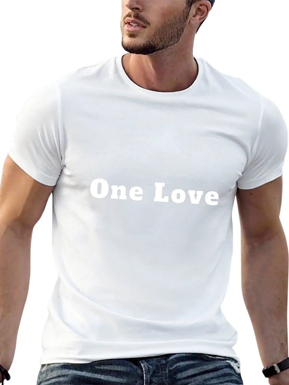 One Love Graphic Tee - Black Casual T-Shirt product image 12