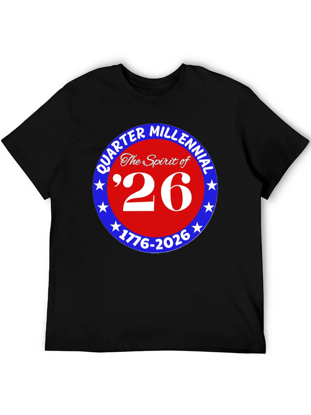 Quarter Millennial 26 Black T-Shirt product image 5