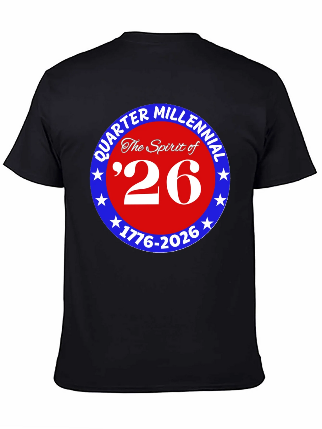 Quarter Millennial 26 Black T-Shirt product image 4