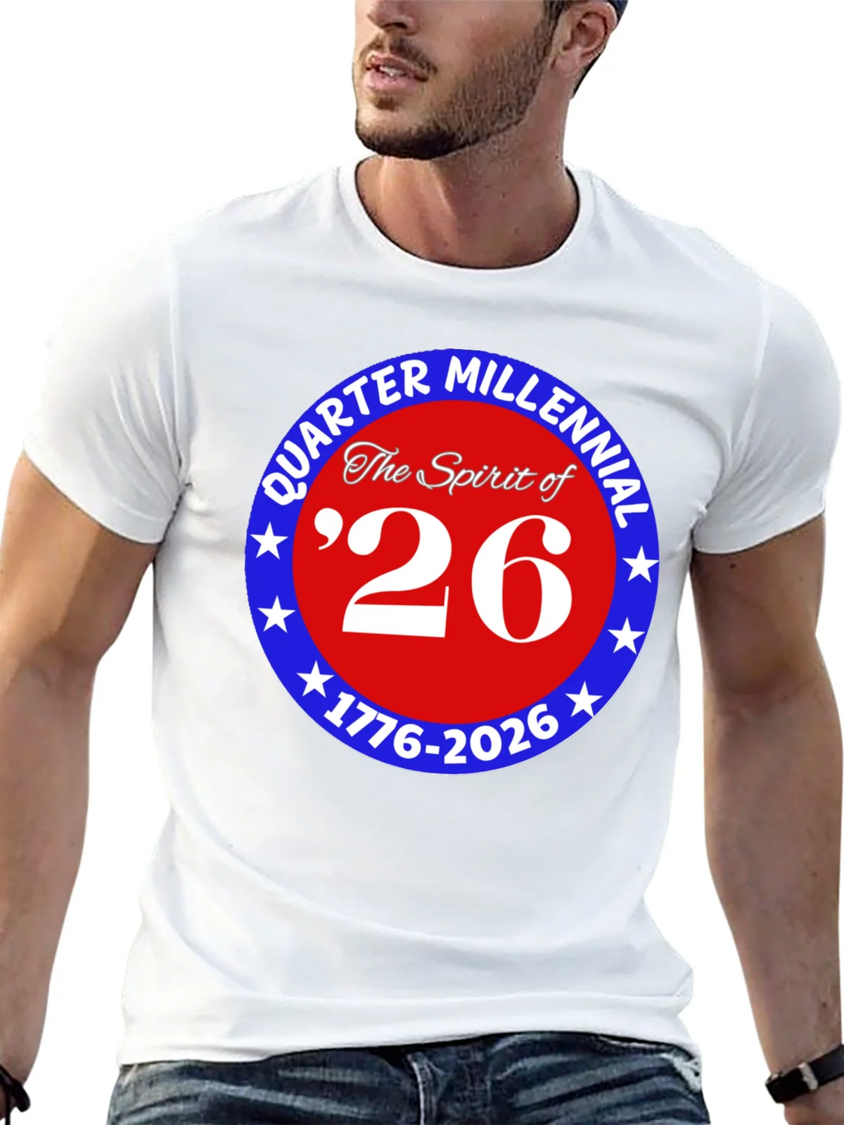 Quarter Millennial 26 Black T-Shirt product image 12