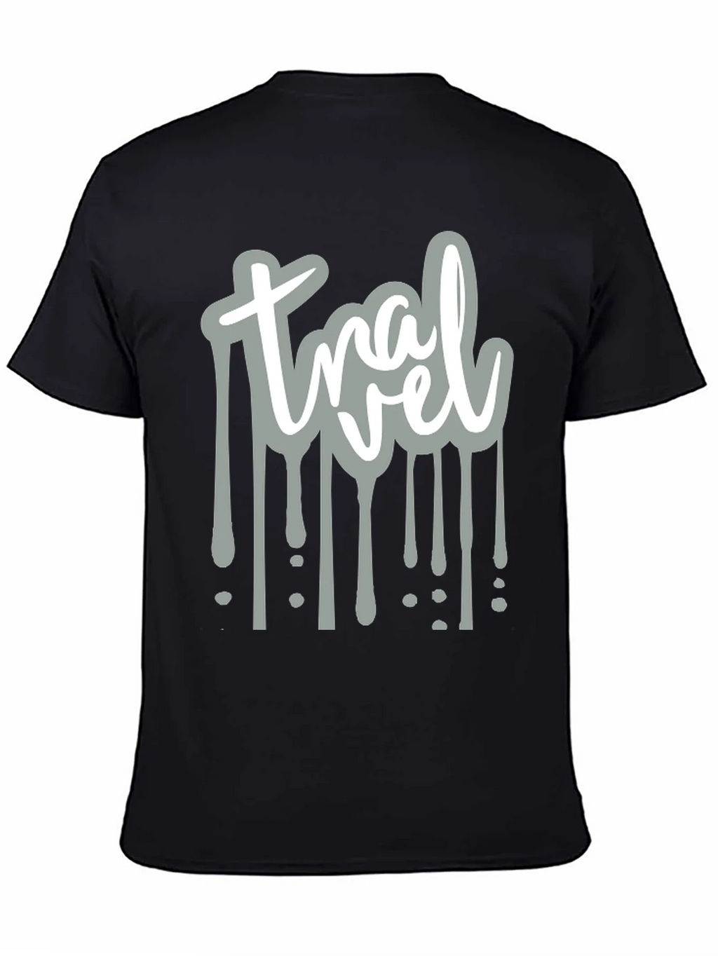 Travel Drip Graphic Tee - Mens Black T-Shirt product image 4