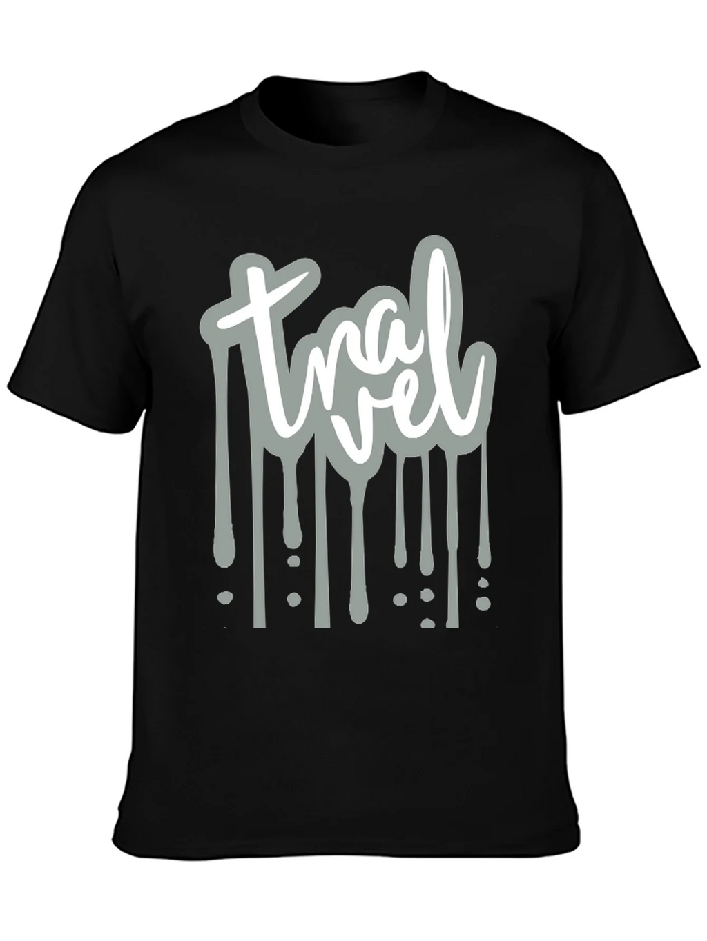 Travel Drip Graphic Tee - Mens Black T-Shirt product image 3
