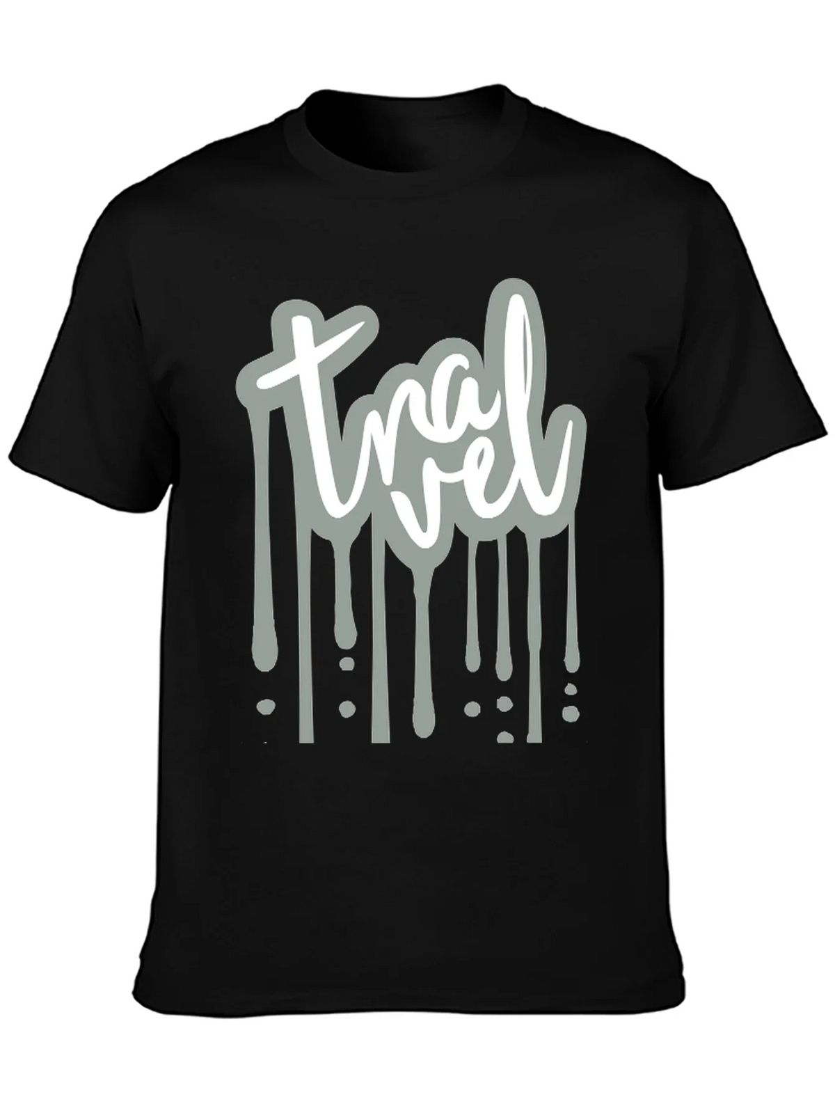 Travel Drip Graphic Tee - Mens Black T-Shirt product image 3