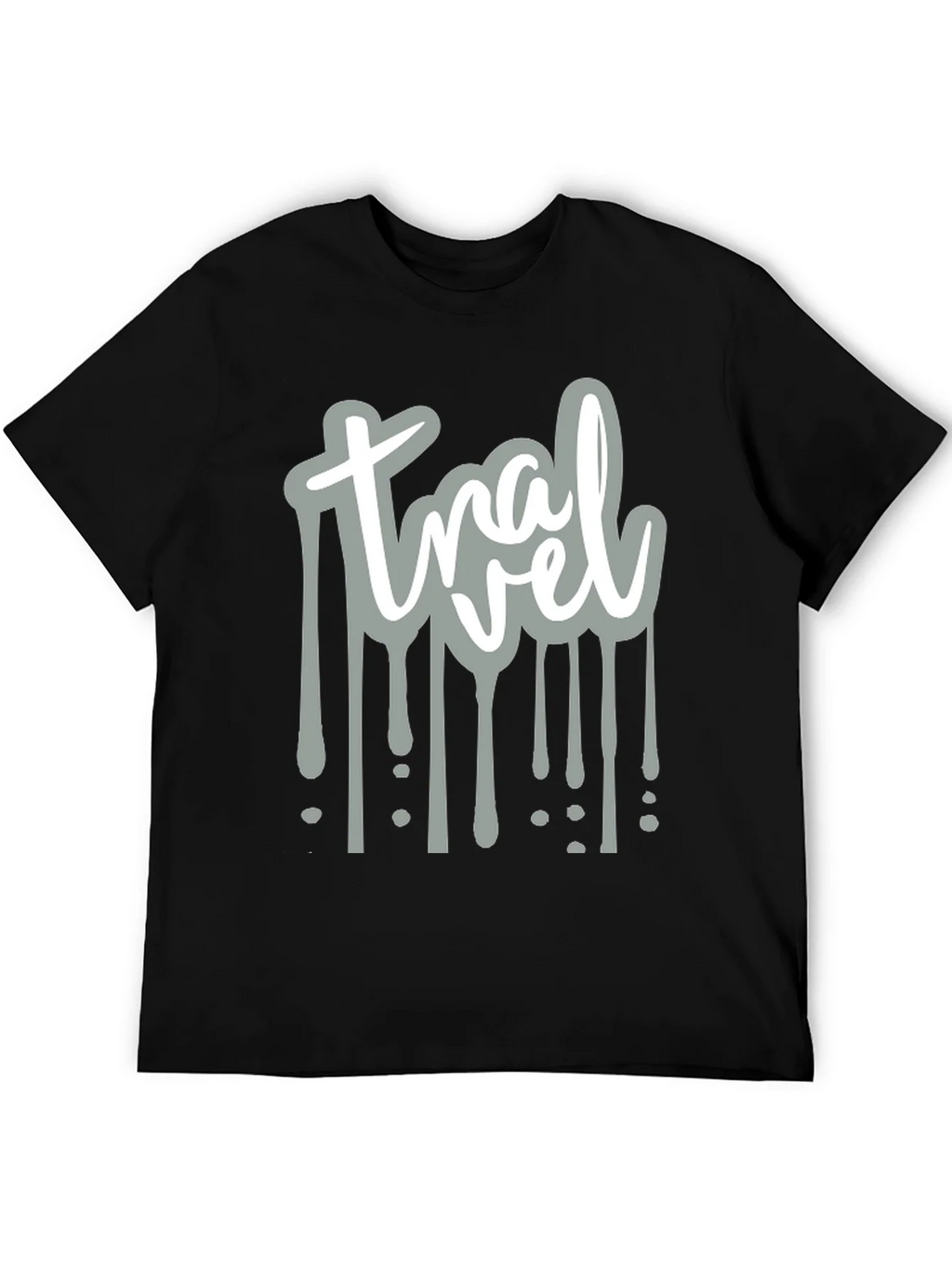 Travel Drip Graphic Tee - Mens Black T-Shirt product image 5