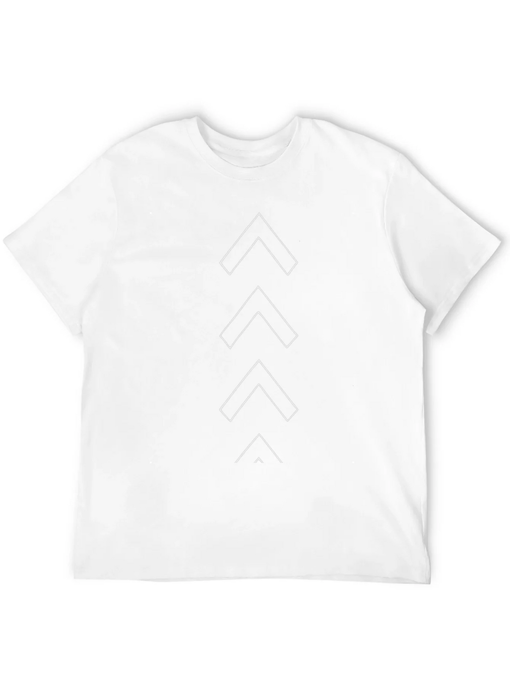 Minimalist Arrow Graphic Black T-Shirt product image 3