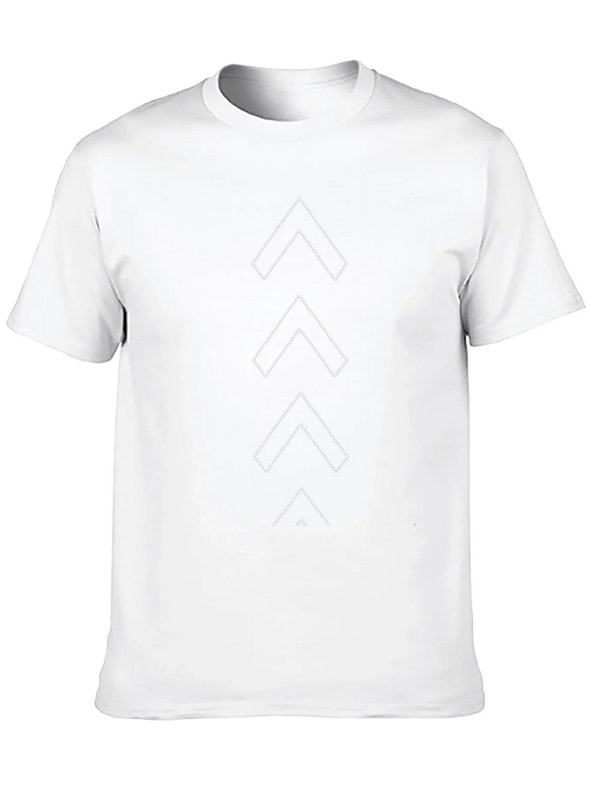 Minimalist Arrow Graphic Black T-Shirt product image 12