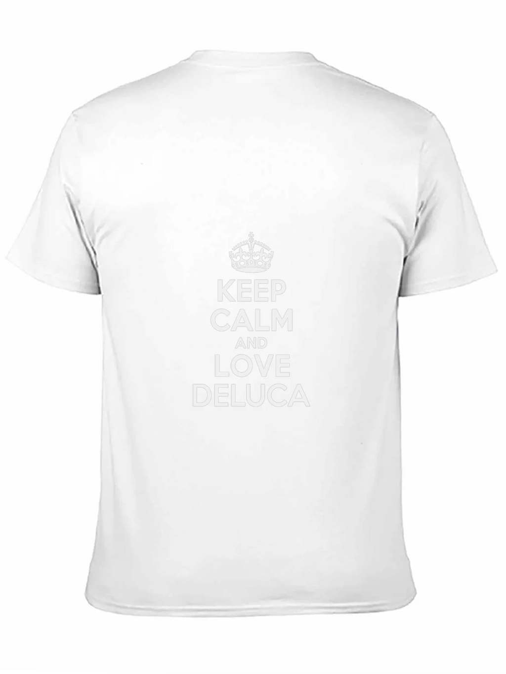 Keep Calm and Love Deluca Black T-Shirt product image 10