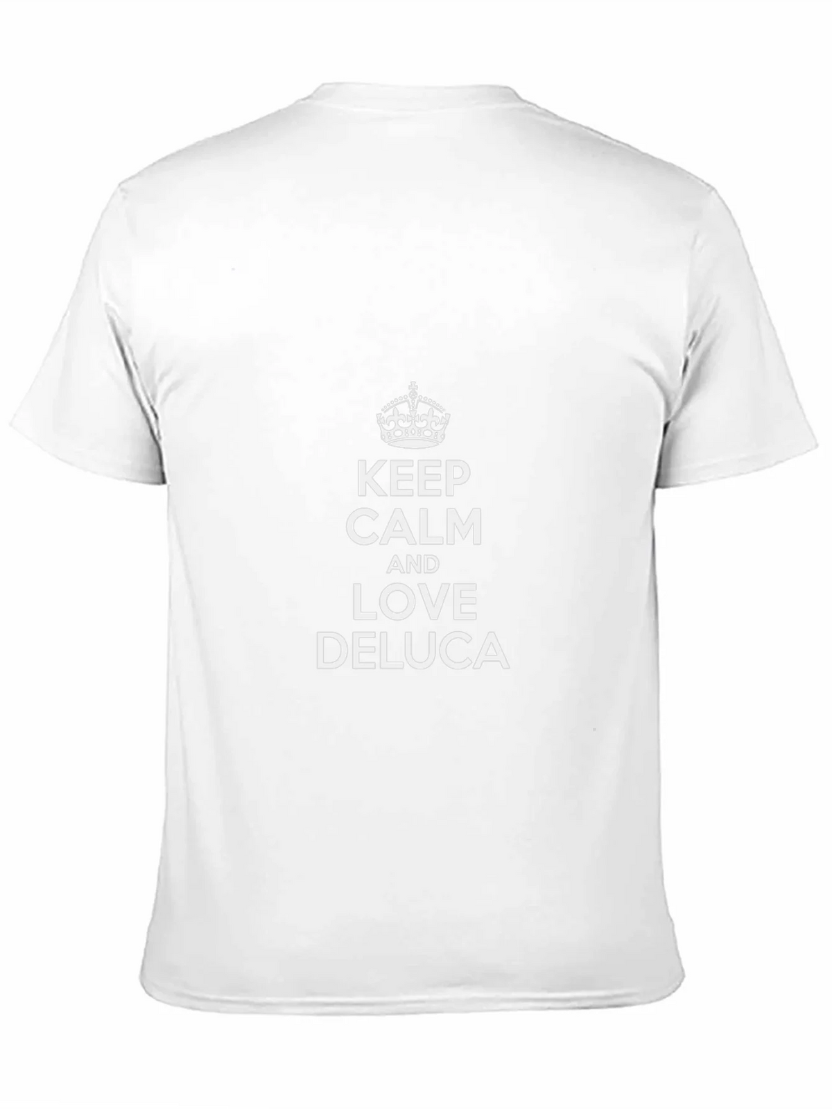 Keep Calm and Love Deluca Black T-Shirt product image 10