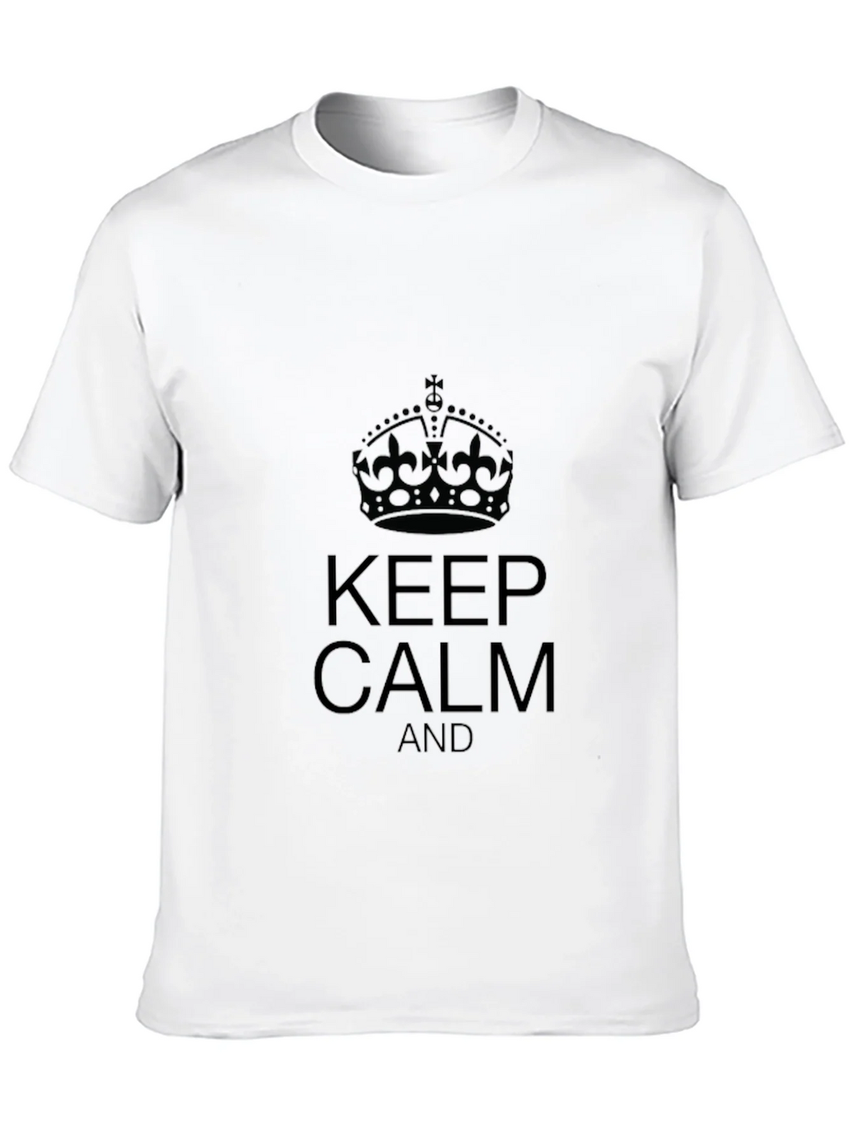 Keep Calm Black T-Shirt product image 12