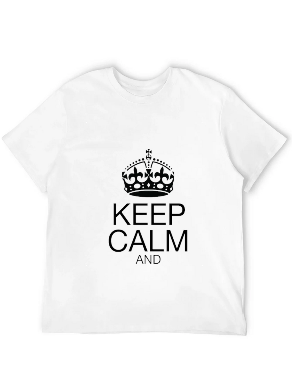 Keep Calm Black T-Shirt product image 3
